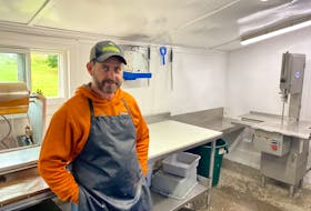 Adam Fraser has been able to continue on processing meat at his local butcher shop in Millbrook despite the lack of power caused by Fiona.