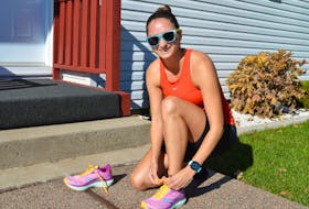 Carrie Gregory of Charlottetown, who has been training for the P.E.I. Marathon for months, said she expected organizers to announce some course changes following the impact of post-tropical storm Fiona. Dave Stewart • The Guardian