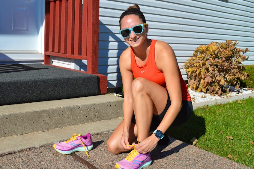 Carrie Gregory of Charlottetown, who has been training for the P.E.I. Marathon for months, said she expected organizers to announce some course changes following the impact of post-tropical storm Fiona. Dave Stewart • The Guardian
