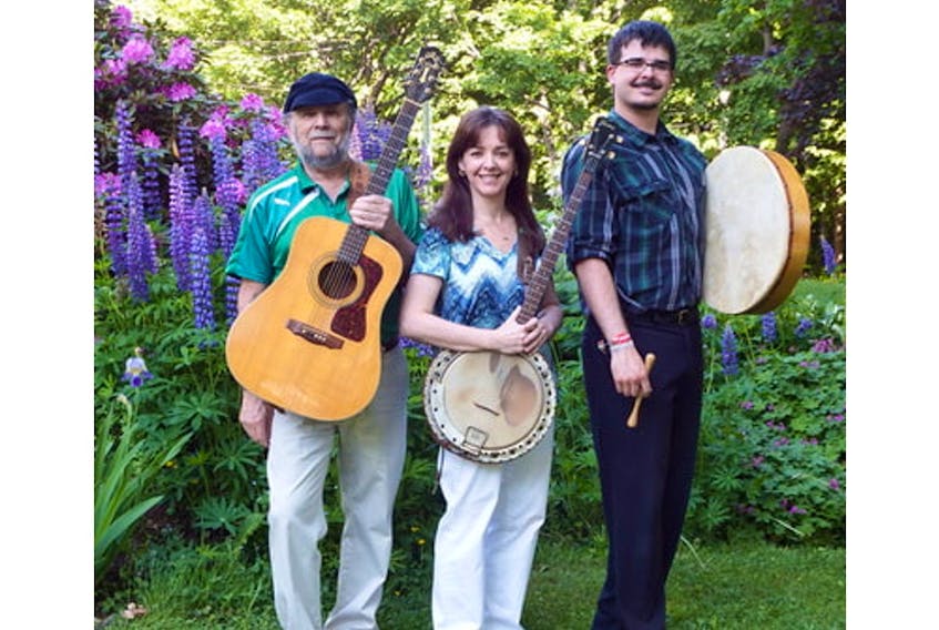 Guinness will be providing music for a ceilidh on Oct. 7 at the Katherine Hughes Memorial Hall inside the Irish Cultural Centre. The group is made up of husband-and-wife duo Jim Farrell, left, and Laura Farrell and their youngest son, Paddy. Contributed