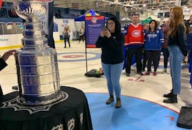 The Stanley Cup was the star attraction in Twillingate, N.L., on Oct. 5, 2022, as part of Kraft Hockeyville celebrations. 