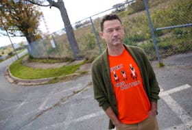 FOR TAPLIN STORY:
Kevin Hooper, with the United Way is seen next to the large empty lot at Shannon Park in Dartmouth Friday September 30, 2022. His organization is looking to take property off governemnt hands to help with community housing,...

TIM KROCHAK PHOTO