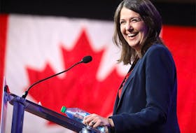 The United Conservative Party announced Danielle Smith has been chosen to replace Jason Kenney as leader at the BMO Centre in Calgary on Thursday, October 6, 2022. Darren Makowichuk/Postmedia