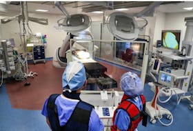 Halifax Infirmary’s new hybrid operating room is equipped with advanced medical imaging equipment. Handout
