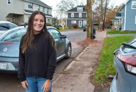 Bella Walsh, who lives on Park Street in Charlottetown, would rather see the public works department install speed bumps on the road than to see it closed to through traffic, as is the plan, altogether. Dave Stewart • The Guardian