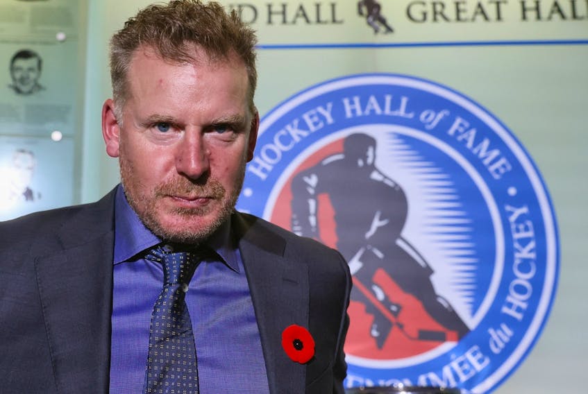 Daniel Alfredsson is in Toronto this weekend for his Hockey Hall of Fame induction, but he'll also be paying attention to the Senators game at Philadelphia on Saturday afternoon.