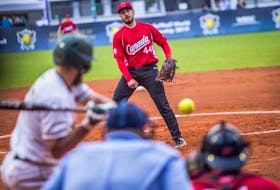 Harbour Main’s Sean Cleary will again be representing the country at the upcoming 2022 WBSC Men’s Softball World Cup being held in Auckland, New Zealand from Nov. 26 to Dec. 4. WBSC photo/Facebook  Harbour Main’s Sean Cleary was recently named Softball Canada’s Men’s Fastpitch Player of the Year for his work with the men’s national team earlier this year. WBSC photo/Facebook