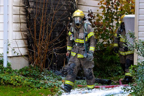Seven international students are homeless following a house fire in St. John's Tuesday morning. Keith Gosse/The Telegram