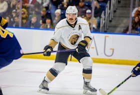 Newfoundland Growlers triggerman Zach O’Brien recently a big professional milestone in a game against the Norfolk Admirals. The St. John’s native recorded his 100th and 101st career ECHL goals in a three-game sweep of the Admirals last weekend at the Mary Brown’s Centre. Jeff Parsons/Newfoundland Growlers