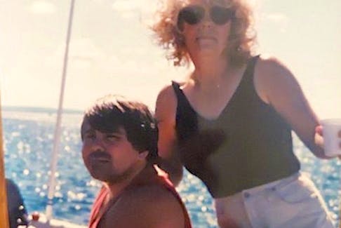 James Hayes and his sister Valerie Bobbett in happier times. Hayes died on Oct. 25 of bowel necrosis, two weeks after Bobbett says a doctor at the Cape Breton Regional Hospital told him it was only a virus, prescribing him Gravol. Contributed