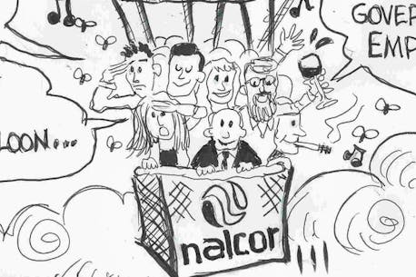 KEVIN TOBIN CARTOON: Nalcor brass used to have a lofty view