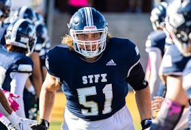 Colby Roberts of the St. Francis Xavier X-Men has faced plenty of adversity in his university football career to date from injuries to being diagnosed with diabetes, but it hasn’t stopped him from prevailing. CONTRIBUTED/ST. FRANCIS XAVIER UNIVERSITY