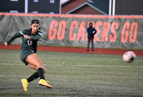 Alliyah Rowe has been an offensive powerhouse for the Cape Breton Capers women’s soccer program from the time she joined the team in 2019. The league’s most valuable player will look to continue her offensively ability when the team plays in the Atlantic University Sport Women’s Soccer Championship this week in Wolfville. JEREMY FRASER/CAPE BRETON POST.