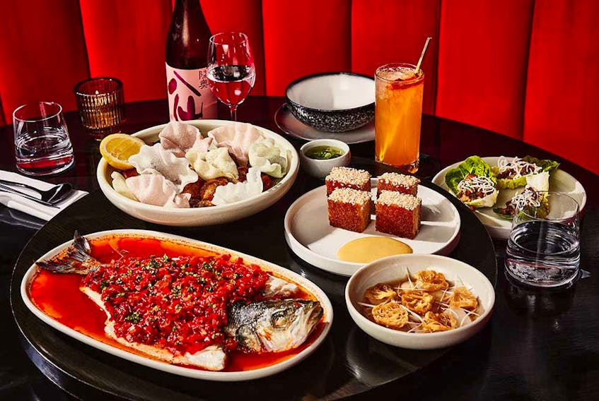  MIMI Chinese takes diners on a culinary tour of China with Hunan Chili sea bass, Cantonese crispy skin chicken and shrimp toasts served with hot mustard mayo.