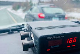 Police stopped a young driver on the road last week who was doing 166 kilometres per hour. — Holyrood RCMP photo