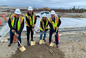 A ground-breaking ceremony was held on Friday for the new headquarters of East Coast Lifestyle in Bayers Lake. CEO Alex MacLean said he expects the 20,000 square foot building to be completed by May.  In addition to warehouse and clothing retail space, the new HQ will include a coffee shop and will sell the company’s line of drinks and potato chips. After the ceremony, Premier Tim Houston presented MacLean with the Queen’s Jubilee Medal to note his contribution to the province’s business scene, and to mark East Coast Lifestyle’s nearly ten years in existence.