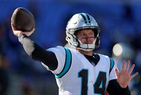 Quarterback Sam Darnold will see his first action of the season on Sunday when he starts for the Carolina Panthers.