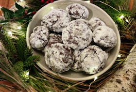Chocolate Crinkle Cookies have become Chef Jen Bryant’s go-to on her holiday baking list. Contributed photo