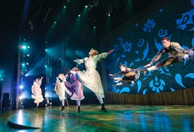 The cast of Anne of Green Gables - The Musical performs a dance number in this 2018 photo. 