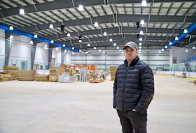 Willie MacGuigan, general manager of the Eliyahu Wellness Centre, says the dehumidifier needed to make the ice for the facility has arrived, and should be ready for ice making by Dec.12. Cody McEachern • The Guardian