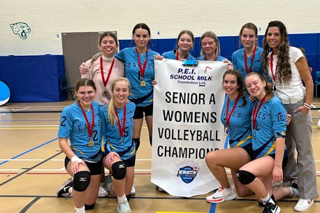 Immanuel Christian Eagles' volleyball team wins Charlottetown school's first-ever PEISAA championship