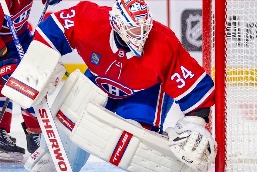 Canadiens goalie Jake Allen had a 6-7-0 record with a 3.61 goals-against average and a .891 save percentage heading into Tuesday night’s game against the San Jose Sharks.