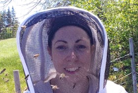 Screen Door Apiary owner/operator Lyndsay de Bont is well protected when she is working with the honey bees on her Skye Glen farm. However, that protection did not extend to the fraudsters who recently scammed her while she was trying to book a vendor table at a craft show. CONTRIBUTED