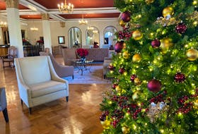 For the first time in its 93-year history, the Digby Pines Resort and Spa has decorated for Christmas. The hotel is open for the first time year-round. Contributed photo