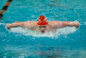 The Memorial University Sea-Hawks swim team had a strong showing at the Kemp Fry Invitational hosted by Dalhousie University Nov. 25-27. Swimmers brought home over a dozen medals and set some provincial records over the three days. Trevor MacMillan/Dalhousie University