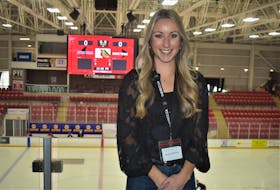 Lauren Fitzpatrick has been a welcome addition to the Rath Eastlink Community Centre and is becoming quite recognizable as the in-game host during Truro Jr. A Bearcat games. Richard MacKenzie