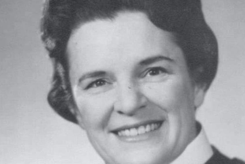 Nova Scotia's Doris Ogilvie, Commissioner on the Status of Women in Canada, 1964. Public domain.