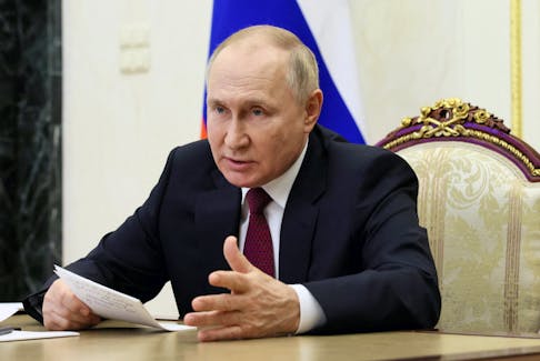 Russian President Vladimir Putin chairs a meeting of the Government Coordination Council to discuss a range of military issues via a video link in Moscow, Russia, November 24, 2022. Sputnik/Aleksey Babushkin/Pool via REUTERS  Russian President Vladimir Putin. — Reuters file photo