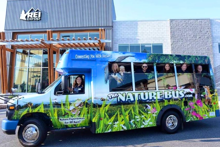 The NatureBus is heading to Charlottetown to collect messages calling for world leaders to halt and reverse nature loss on Saturday, Dec. 3. HandOut
