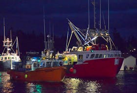 Fishing boats head to sea from the Port LaTour wharf in Shelburne County to start the lobster season in LFA 33 on Nov. 29. KATHY JOHNSON
