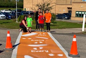 The new orange Every Child Matters crosswalks that were installed at the elementary and senior high schools in Digby are being described as meaningful in many ways. CONTRIBUTED