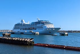 The last cruise ship of the season – the Insignia – sails into the Charlottetown Harbour Nov. 3. Port Charlottetown saw nearly 100,000 people visiting the capital city on cruise ships during the summer.
