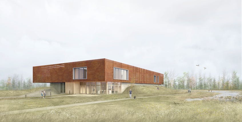 Artist's rendering of the first building slated for construction in the Summerside Business Commons. Contributed
