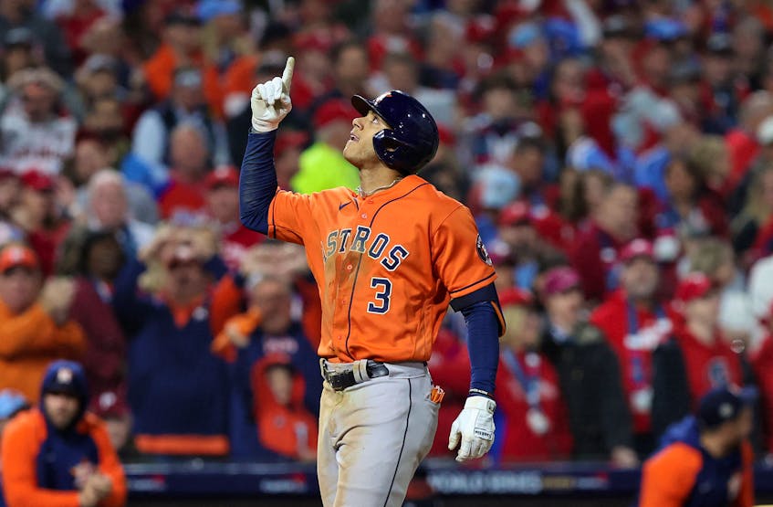 Baseball-Astros Pena voted World Series most valuable player