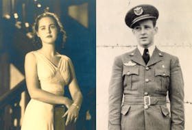 A young Marjorie Morse and her first true love, Elwood Norman Ericksen. The dashing pilot from Norway died during a training accident in England. - Contributed