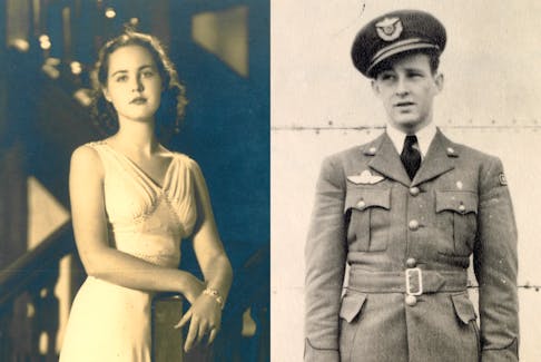 A young Marjorie Morse and her first true love, Elwood Norman Ericksen. The dashing pilot from Norway died during a training accident in England. - Contributed