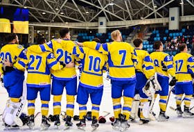 The Ukraine national men's hockey team will face the University of Alberta Golden Bears at Clare Drake Arena on Jan. 3 as part of the Hockey Can't Stop Tour to help raise funds for the war-torn country.