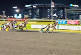 Beach Glass and driver Yannick Gingras during a win earlier in the 2022 season.