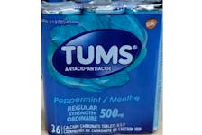 Health Canada has issued a warning about recalled packages of TUMS Peppermint Regular Strength tablets.