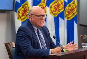 Dr. Robert Strang, Nova Scotia's chief medical officer of health, answers questions during a press conference at One Government Place on Thursday, Nov. 17, 2022.
Ryan Taplin - The Chronicle Herald