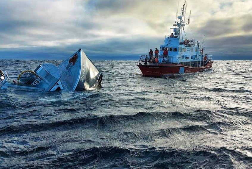 Crew safe after Clark's Harbour lobster fishing vessel sinks