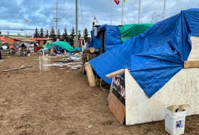 Shelley Cole, manager of housing services for the Department of Social Development and Housing, says those staying at the Charlottetown tent encampment will soon need to vacate the event grounds now that the Park Street shelters are open. Cody McEachern • The Guardian