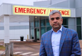 Dr. Trevor Jain, an emergency department physician at the Queen Elizabeth Hospital in Charlottetown, says the province’s new emergency sick leave will add weight to an already overburdened health-care system. Logan MacLean • The Guardian