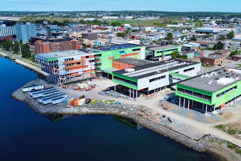 The Nova Scotia Community College campus construction project continues in downtown Sydney. When it opens in September 2024 it will be renamed Sydney Waterfront Campus. CAPE BRETON POST FILE