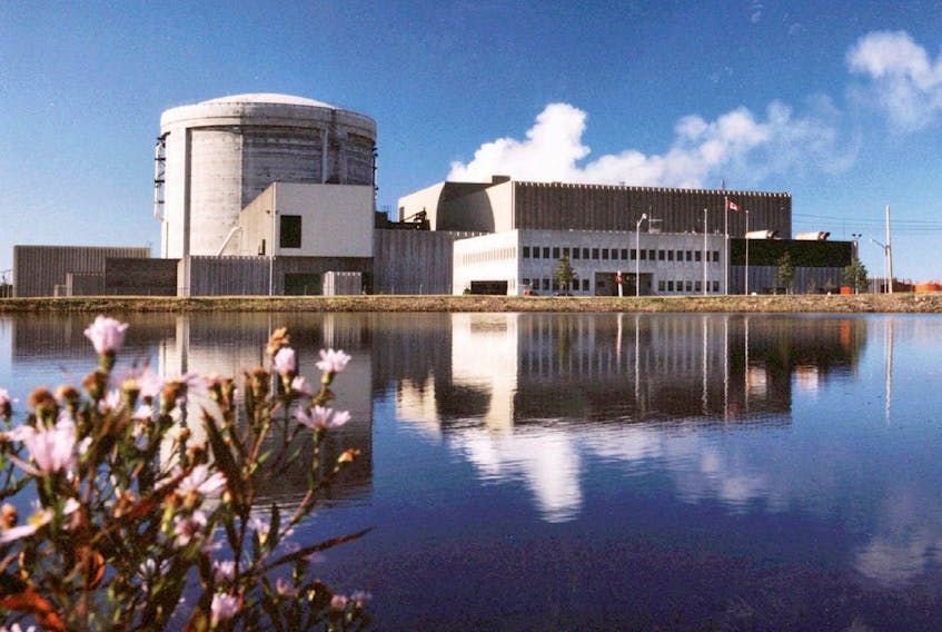 FILE--The Point Lepreau nuclear station is seen in this undated photo. New Brunswick is hoping to become a significant player in the energy game of the future, but critics say it's playing the wrong card. A feasibility report is expected early in the new year that likely will clear the way for construction of a second, massive nuclear reactor at Point Lepreau on the Bay of Fundy in southern New Brunswick. Moncton Times-Transcript