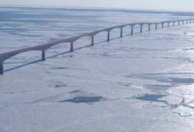 The Confederation Bridge between Prince Edward Island and New Brunswick remains the longest bridge in the world over ice-covered waters. Contributed